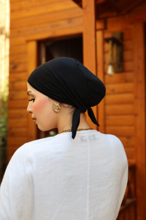 Black Bandana with Stitch